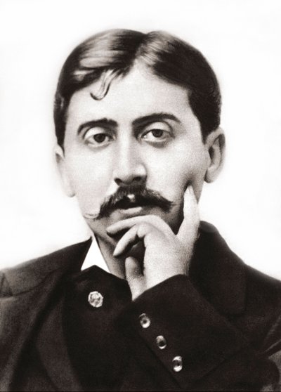 Porträtt av Marcel Proust (1871-1922), fransk författare omkring 1900 av Anonymous Anonymous
