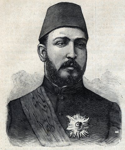 Porträtt av F Muhammad Tawfiq (R Muhammad Tawfiq av Anonymous Anonymous