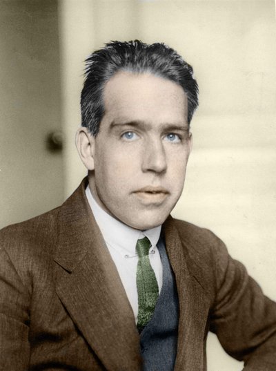 Porträtt av Niels Bohr (1885 - 1962), Nobelpriset i fysik 1922. av Anonymous Anonymous