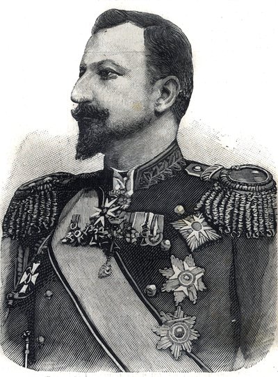 Porträtt av prins Ferdinand I (1861-1948) av Bulgarien. Gravyr i "" Le Peute Parisien"" av Anonymous Anonymous