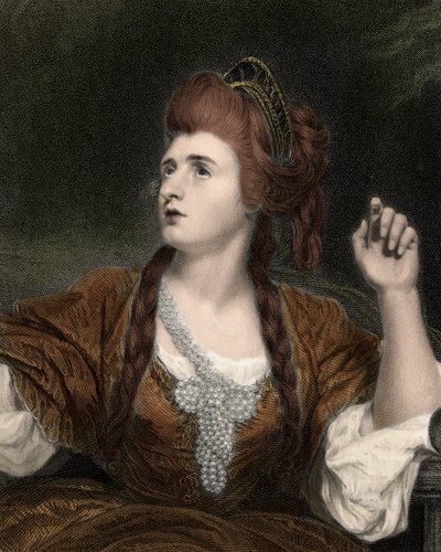 Porträtt av Sarah Siddons av Anonymous Anonymous