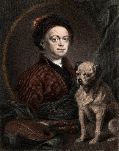 Porträtt av William Hogarth av Anonymous Anonymous