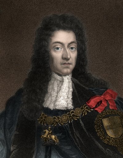 Porträtt av William III, Prince of Orange (1650 -1702), även känd som kung William III av England, William II av Skottland och Irland - King William III, Porträtt av William of Orange (1650-1702) av Anonymous Anonymous