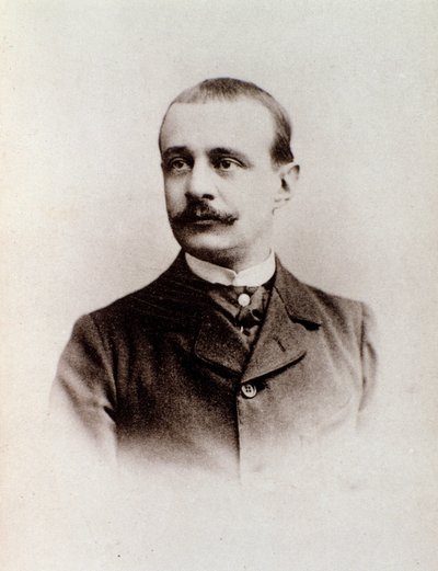 Porträtt av den engelske kompositören Charles Bordes (s/v foto, ca 1900) av Anonymous Anonymous