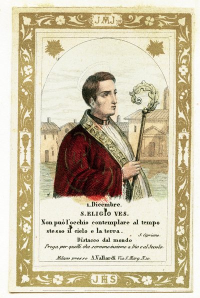 Saint Eligius (gravyr av Anonymous Anonymous