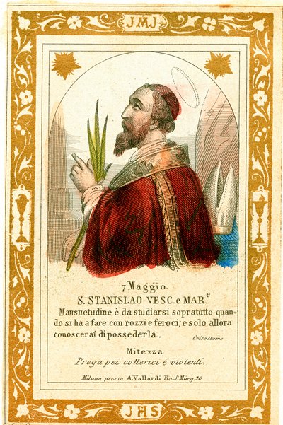 Sankt Stanislaus Martyren (gravyr av Anonymous Anonymous