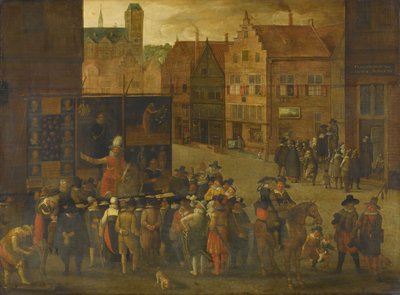 The Quack, ca 1619-25 (olja på panel) av Anonymous Anonymous