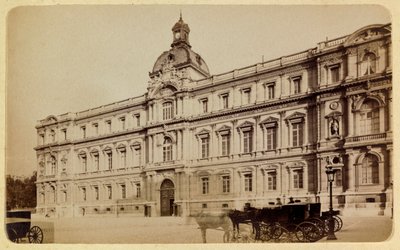 Staden Marseille och dess omgivningar runt 1885 -1890: prefekturen, privat samling av Anonymous Anonymous