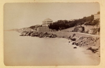 Staden Marseille och dess omgivningar cirka 1885 -1890: La route de la Corniche, Privat samling av Anonymous Anonymous