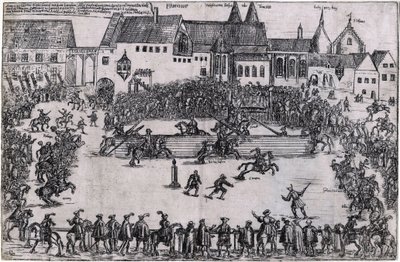 Turnering vid tiden för Henry I the Fowler (938) (Henri I de Saxe ou de Germanie, dit Henri l