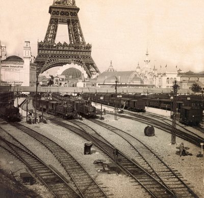 Universal Exposition of 1900 - Exposition Universelle de 1900 i Paris: Champs de Mars station - privat samling av Anonymous Anonymous