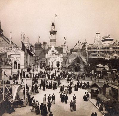 Universal Exposition of 1900 - Exposition Universelle de 1900 i Paris: Commerce Navigation Pavilion - privat samling av Anonymous Anonymous