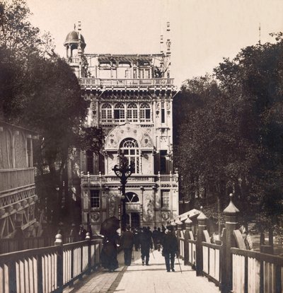 Universal Exposition of 1900 - Exposition Universelle de 1900 i Paris: The Pavillon de la Presse - privat samling av Anonymous Anonymous