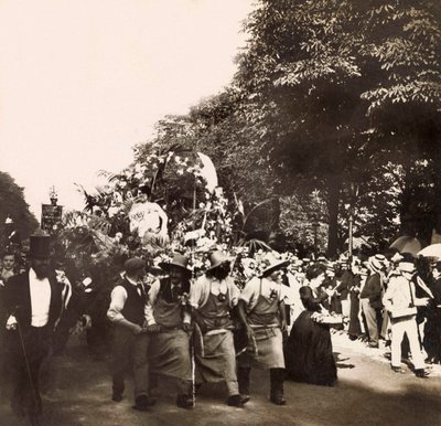 Universal Exposition of 1900 - Exposition Universelle de 1900 i Paris: Trädgårdsodlingens fest - privat samling av Anonymous Anonymous