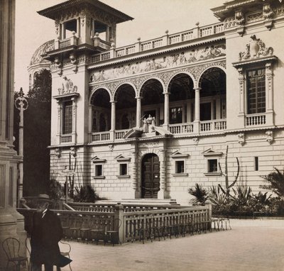 Universell utställning 1900 - Universell utställning 1900 i Paris: Paviljongen i Monaco - privat samling av Anonymous Anonymous