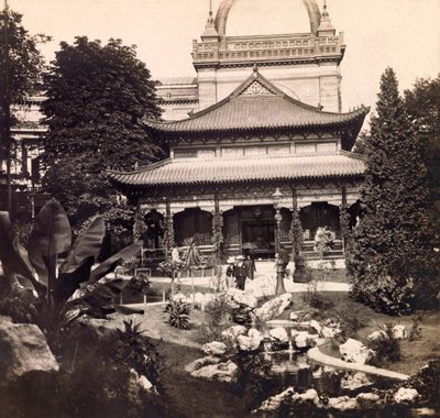 Universell utställning 1900 - Universell utställning 1900 i Paris: Kinas paviljong - privat samling av Anonymous Anonymous