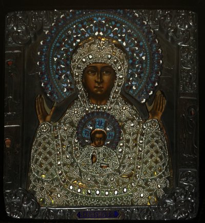 Vår Fru av tecknet, tidigt 1700-tal. av Anonymous Russian icon painter