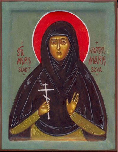 Heliga Moder Maria, 1900-talet av Anonymous Russian icon painter