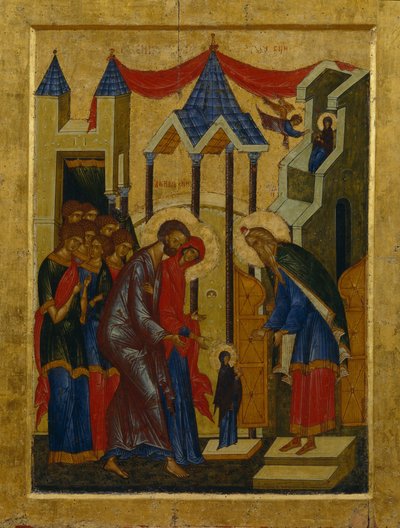 Presentationen i templet av Anonymous Russian icon painter