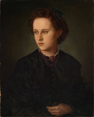 Porträtt av en flicka av Anselm Feuerbach