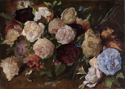 Blomsterstudie av Anselm Feuerbach