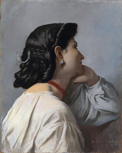 ""Iphigenie" chef för kvinna av Anselm Feuerbach