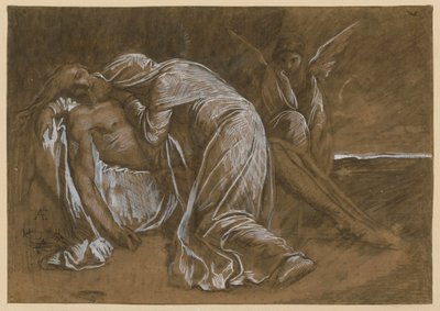 Klagande kvinnor. Studie till en Pietà av Anselm Feuerbach