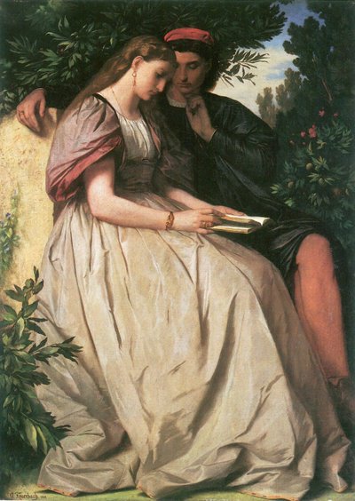 Paolo och Francesca av Anselm Feuerbach