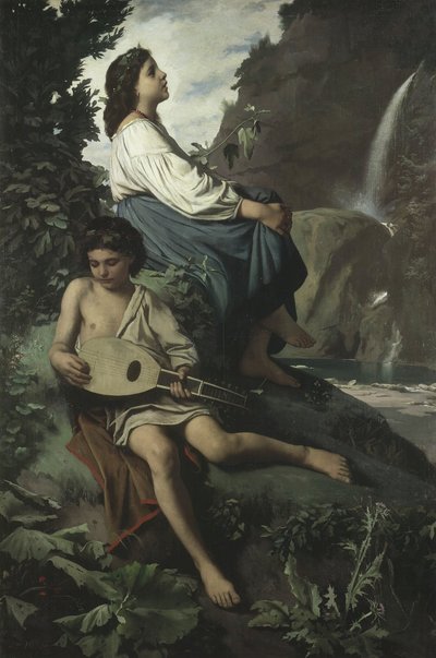 Minnen från Tivoli av Anselm Feuerbach