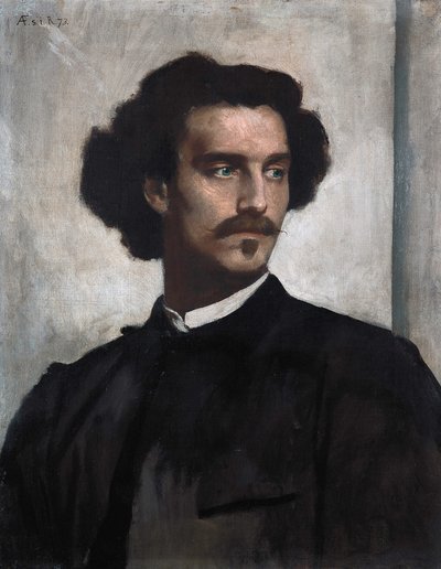 Självporträtt av Anselm Feuerbach