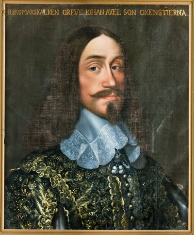 Portrait of Count Johan Axelsson Oxenstierna 1611-1657. av Anselm van Hulle