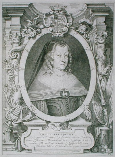 Amalie Elisabeth av Hanau-Muntzenberg (1602-51) från 