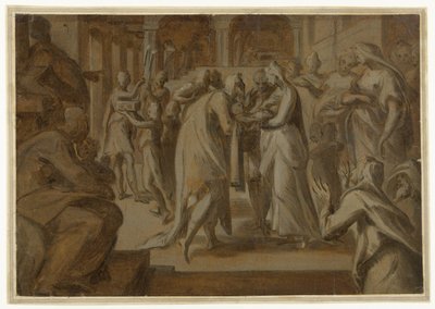 Presentation av Kristus i templet av Anthonie Blocklandt