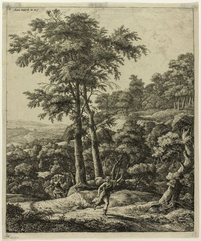 Apollo och Daphne av Anthonie Waterloo