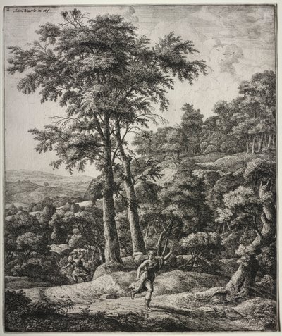 Apollo och Daphne. av Anthonie Waterloo