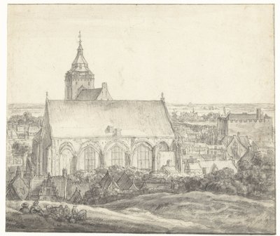 Buurkerk i Utrecht av Anthonie Waterloo