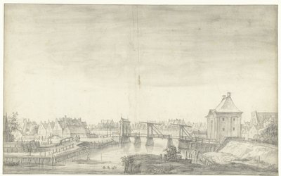Tredje Heiligeweg-porten i Amsterdam av Anthonie Waterloo