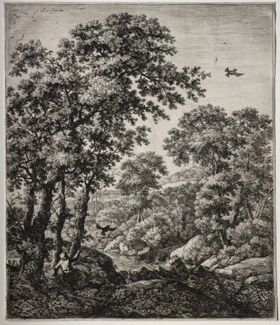 Elijah Matad av Korparna. av Anthonie Waterloo