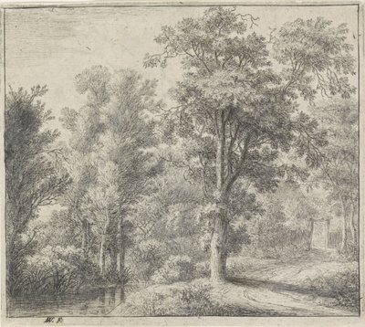 Ingång till skogen Forest Views, serie A (serietitel) av Anthonie Waterloo