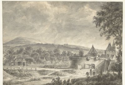 St Janspoort i Arnhem av Anthonie Waterloo