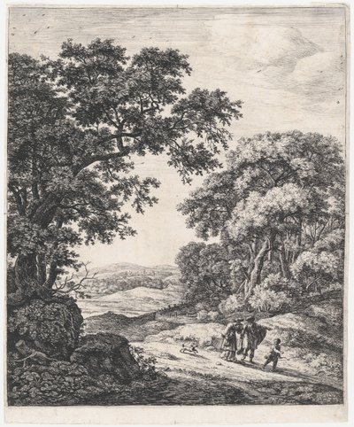 Hagars avgång, 1600-talet. av Anthonie Waterloo