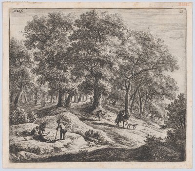Jägarna, 1600-talet. av Anthonie Waterloo