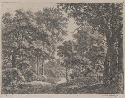 The Trimmed Groves, 1600-talet. av Anthonie Waterloo