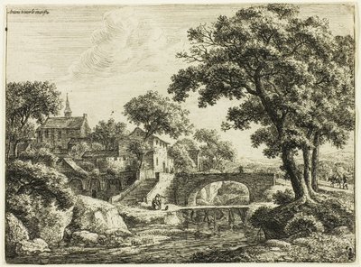 De två broarna av Anthonie Waterloo