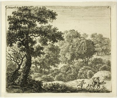 De två ryttarna av Anthonie Waterloo