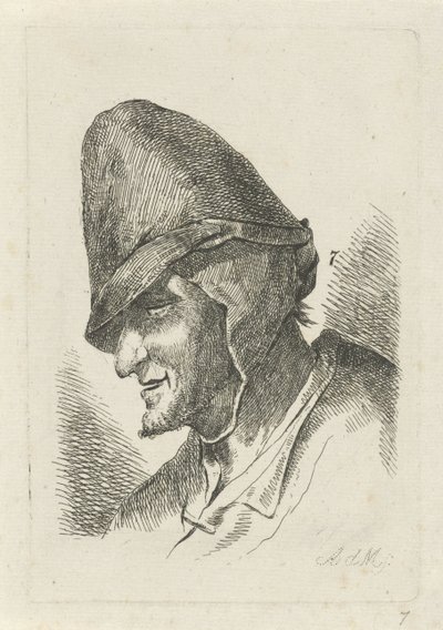 Man med hög hatt av Anthonie Willem Hendrik Nolthenius de Man