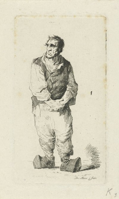 Man i träskor av Anthonie Willem Hendrik Nolthenius de Man