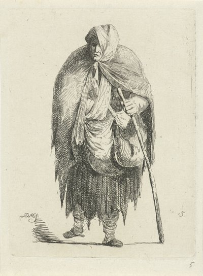 Kvinna i trasor av Anthonie Willem Hendrik Nolthenius de Man
