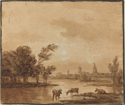 Landskap av Anthonie van Borssom