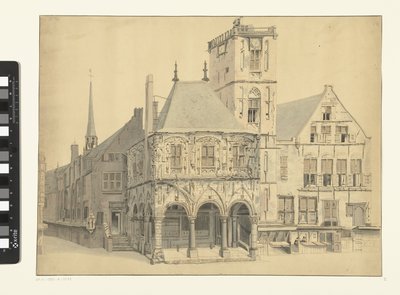 Gamla rådhuset i Amsterdam, 1641 av Anthonie van den Bos